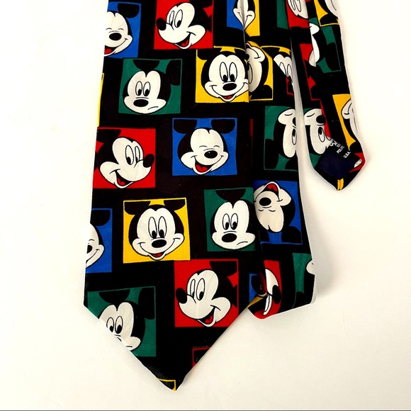Mickey Unlimited Vintage Disney Tie Many Faces of Mickey Mouse - Picture 6 of 7